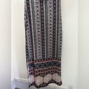 Long boho maxi skirt
